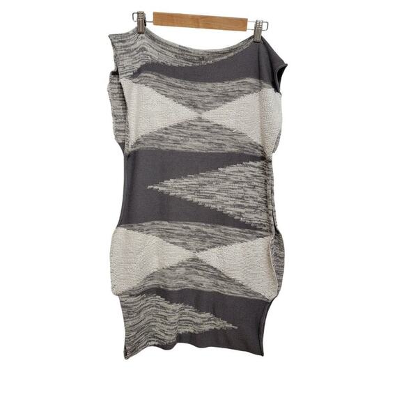 Textured Gray Loop Scarf - Picture 1 of 6